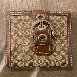 Brown monogram wallet